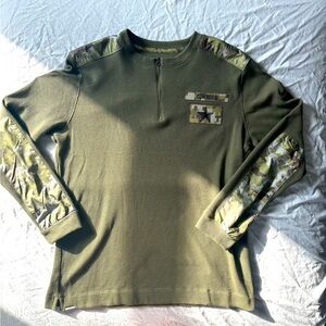 Dallas Cowboys Nike Olive 2021 Salute To Service Thermal Henley